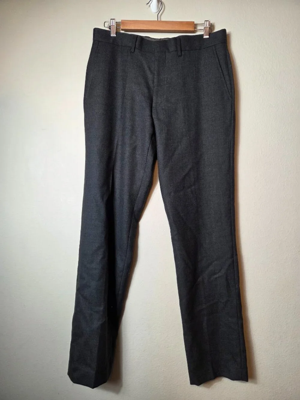 J. Crew Bowery Wool Pants 32x34 Gray Suiting Trouser Twill Classic New With Tags